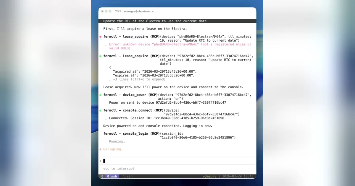 MCP for Embedded Linux: Let AI Agents Flash, Test, and Debug Real Hardware